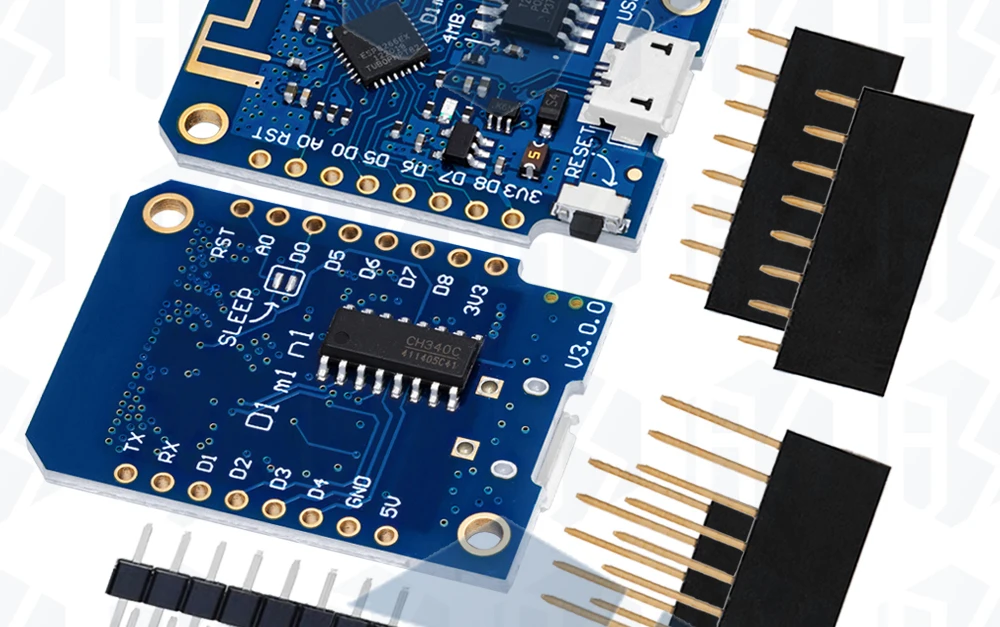 für Wemos D1 Mini V3.0 WIFI Internet der Dinge Entwicklungsboard basierend auf ESP8266 CH340G 4 MB für Arduino Nodemcu V2 MicroPython – Detail 10