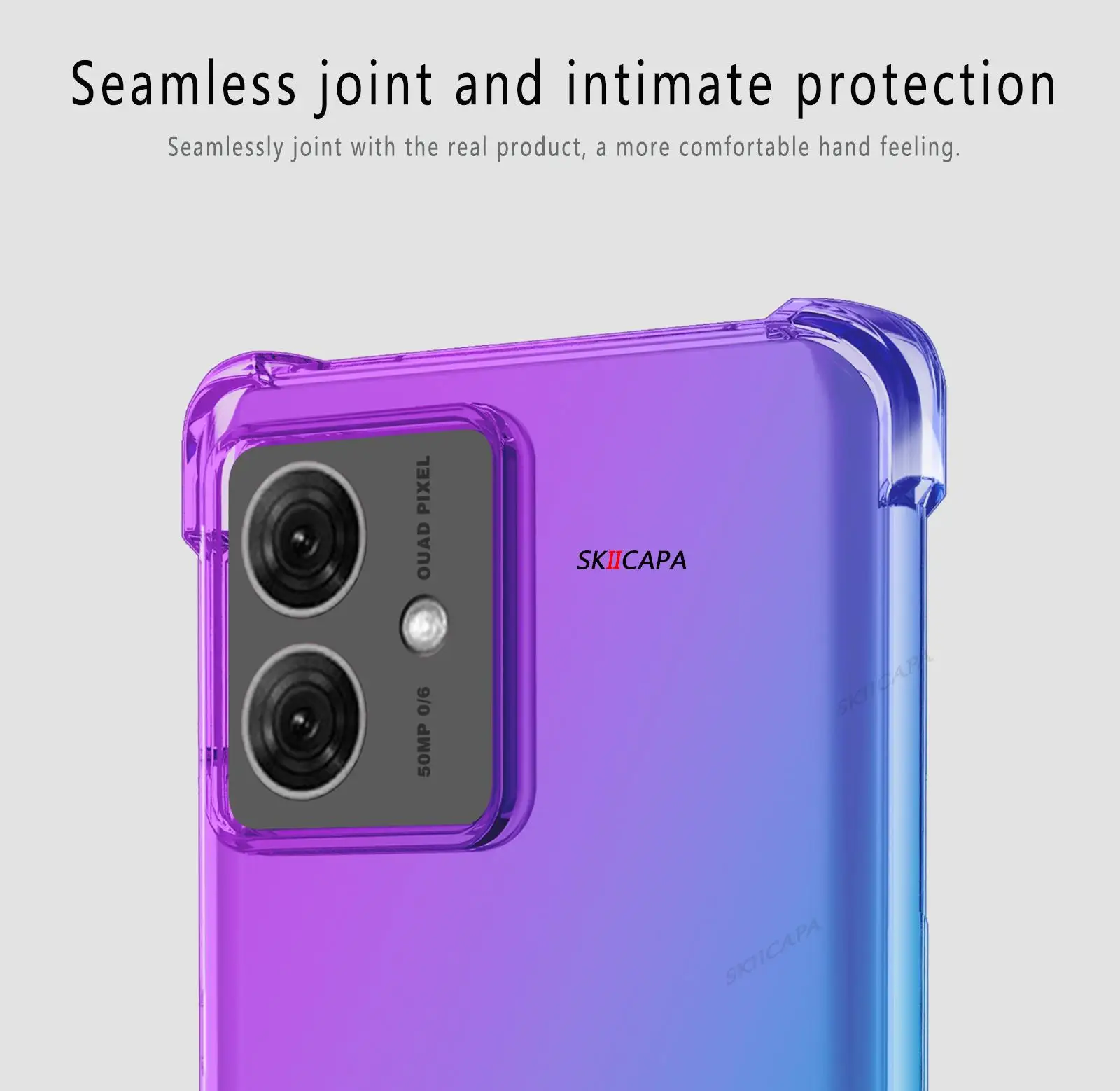 Gradient Rainbow Ultra Thin Soft Silicone Shockproof Case - TPU Cover