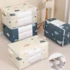 Large Capacity Clothes Storage Bag Organizer with Reinforced Handle Suitable for Blankets Bedding Foldable with Sturdy Zipper 1