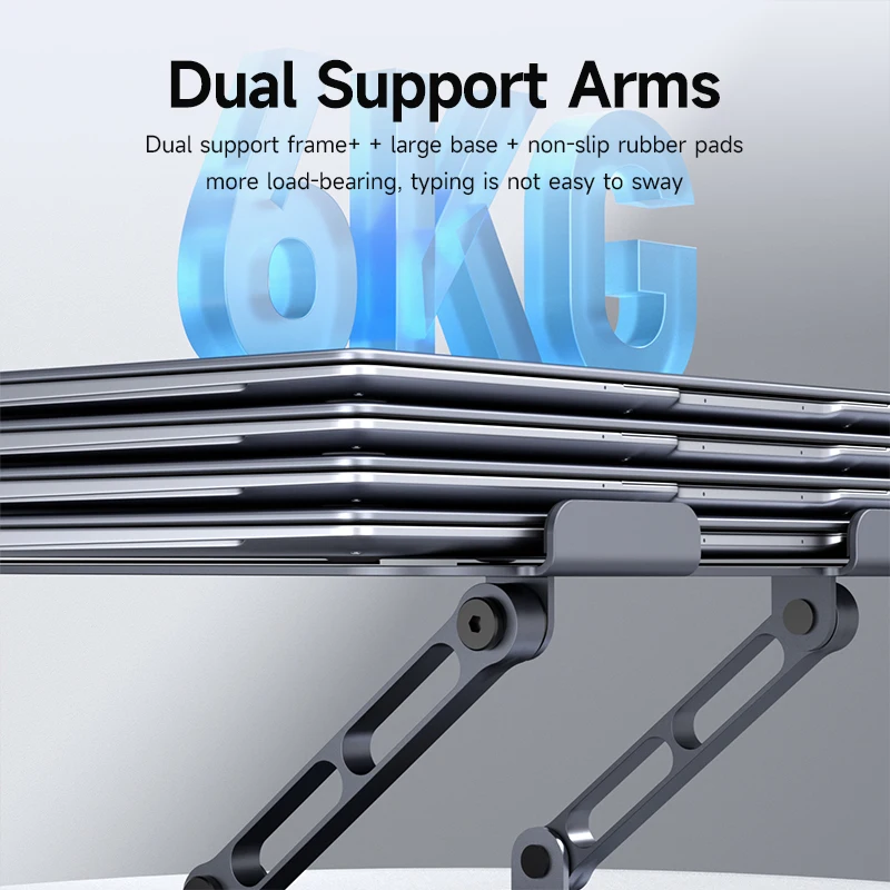 Laptop Stand Hagibis Adjustable 360 Rotating Ergonomic For All Laptops up to 18 Inches