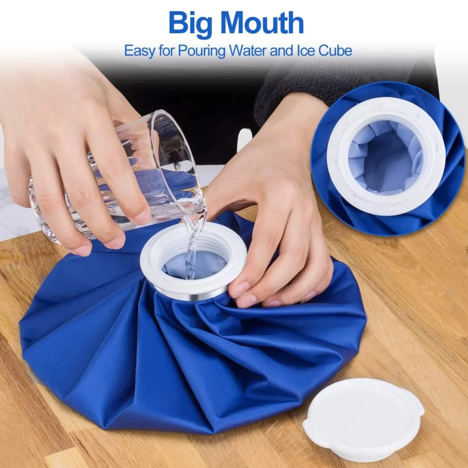 Hot Water Bag For Pain Relief Cold Water For Fever Reusable Ice Bag Pack for Arm Calf Knee Ankle Shoulder Neck Sprained