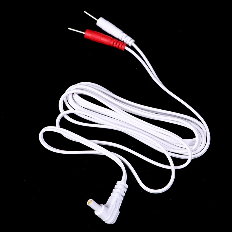 1Pc Electrode Wire 1.5/1.8M 2.35mm Replacement Jack DC Head TENS Unit electrode lead wires Connector Cables