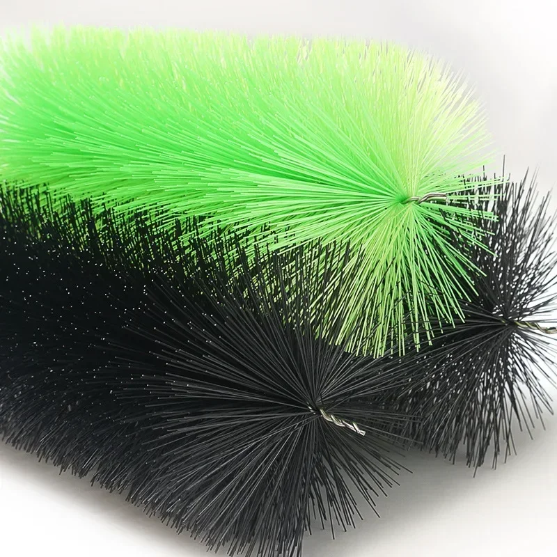 Herramientas de limpieza de peceras, cepillo de filtro para estanque de peces Koi, 30/40/50cm, cepillo de alta densidad, sistema de filtración de acuario, 10 Uds.