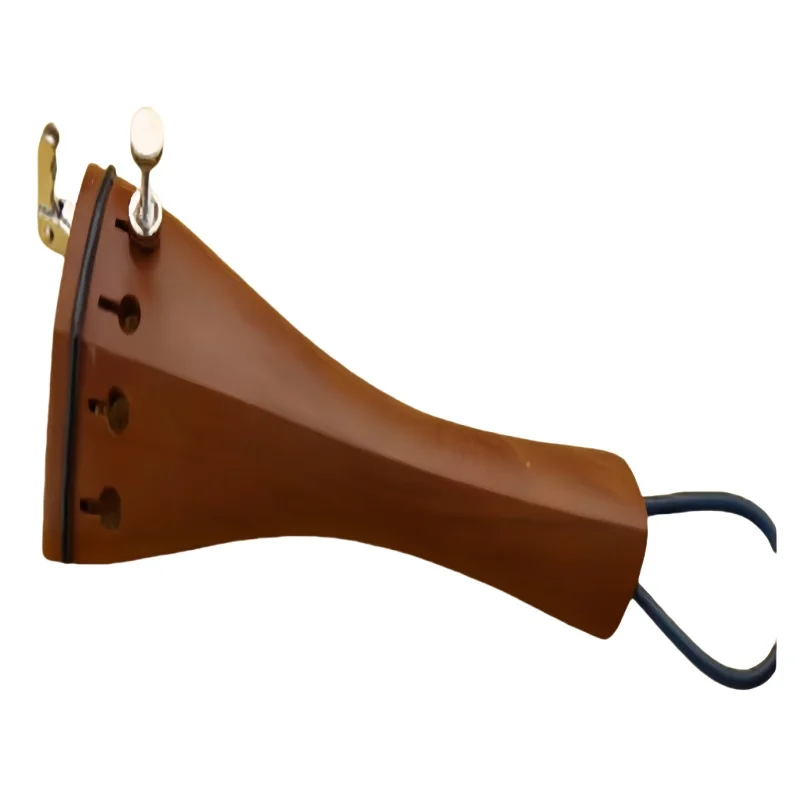 Jujube Wood Viola Tailpiece, Fixed Fine Tuner, Tail Gut, High Quality, , 1 Pc