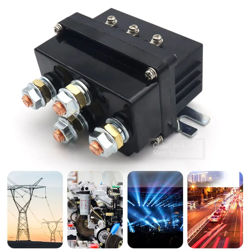 Universal 12V 500A Winch Remote Contactor 12000 Pounds Winch Control