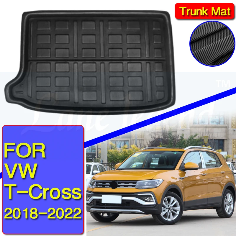 Per Vw Volkswagen T-Cross 2018 2019 2020 2021 2022 Tronco Posteriore Cargo Mat Vassoio Boot Liner Pavimento Tappeto Protector Pad