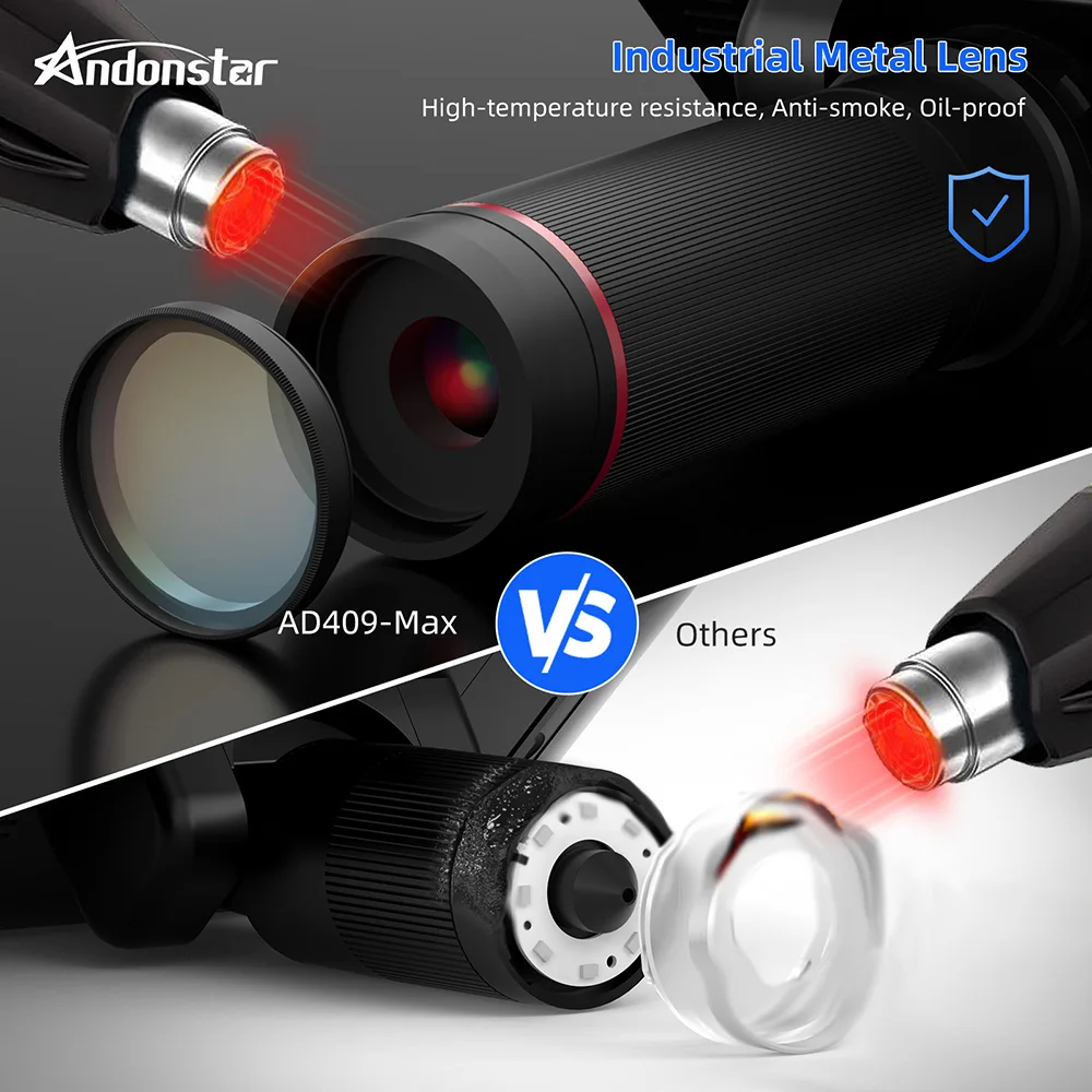 Andonstar AD409Max-ES with Endoscope 10.1'' WIFI HDMI Digital