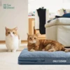 1 pc Orthopedic Dog Beds Cover for Large Dogs, Dog Bed Washable Cover Foam Pet Mat, Multi-Needle Quilting Dog Crate Bed Cover 4
