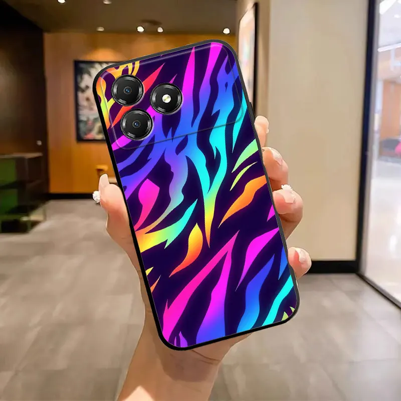 Butterfly Marble Print Silicone Soft Phone Case with Bumper Protection