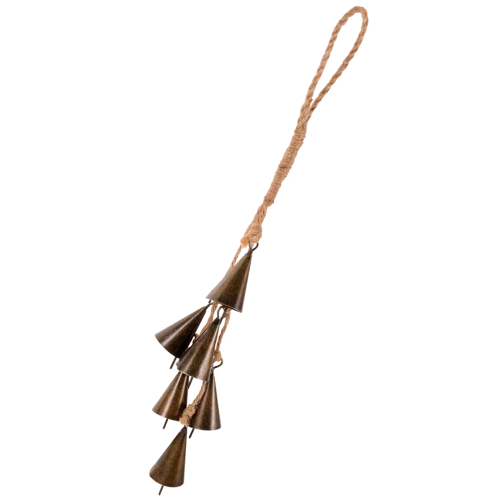 

Witch Bells Protection Door Hangers Witch Wind Chimes Wreath Handmade Hanging Witch Bells Wiccan Magic Wind Chimes for Home Door