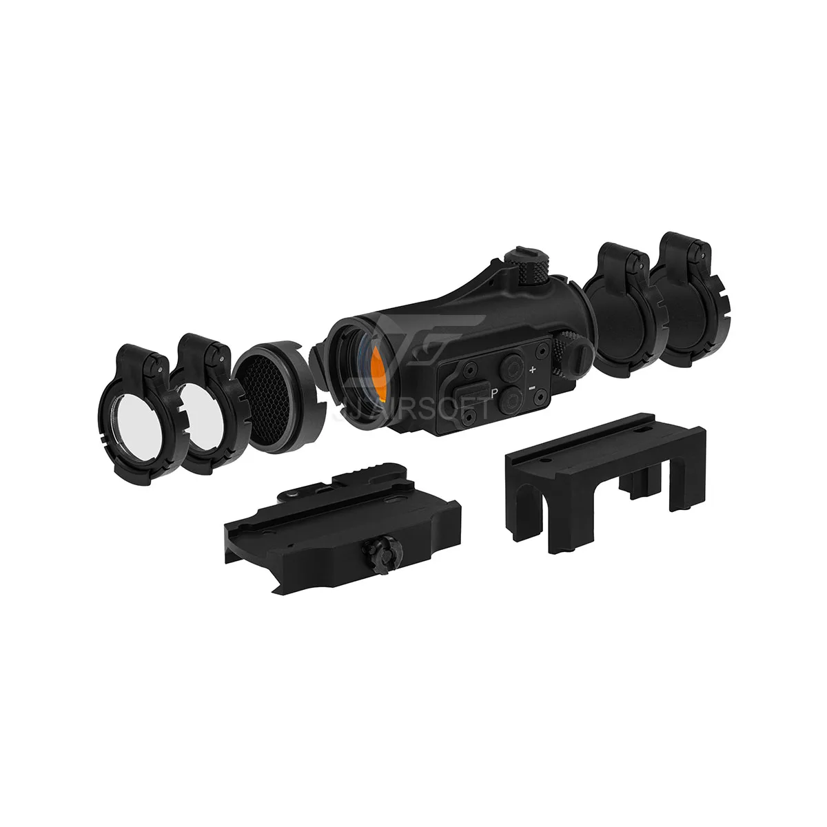 

JJ Airsoft ZV-1 ZVOR-1 Red Dot Sight with Low Mount and Riser FOR AK SKS SVD