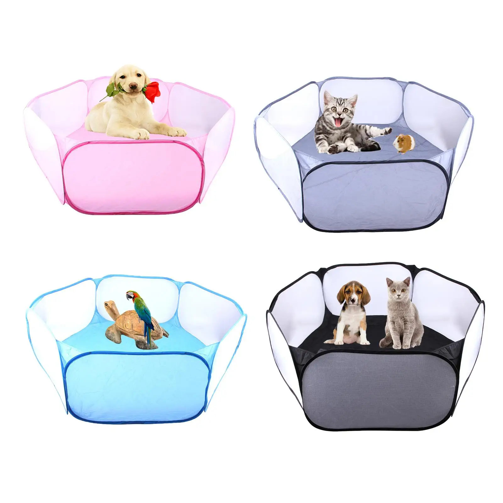 Folding Pet Tent Breathable Cage Tent Kennel Rabbit Hideout Animal AntiBedding for Chinchilla Outdoor Yard Folding Pet Tent Breathable Cage Tent Kennel Rabbit Hideout Animal AntiBedding for Chinchilla Outdoor Yard