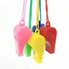 Mini Plastic Whistle with Rope for Kids Professional Football Soccer Basketball Cheerleading Referee Whistle Children Toys Gifts 6