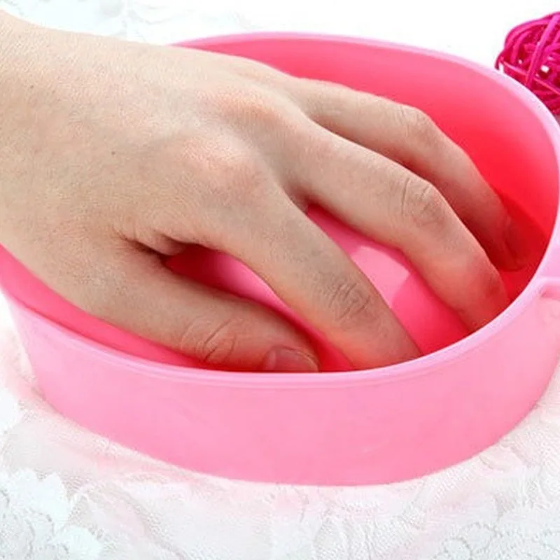 Nail Polish Remover Soak Bowl Manicure Acrylic Nail Art Treatment Health Tools Durable Finger Nail Care Bubble Bowl 5