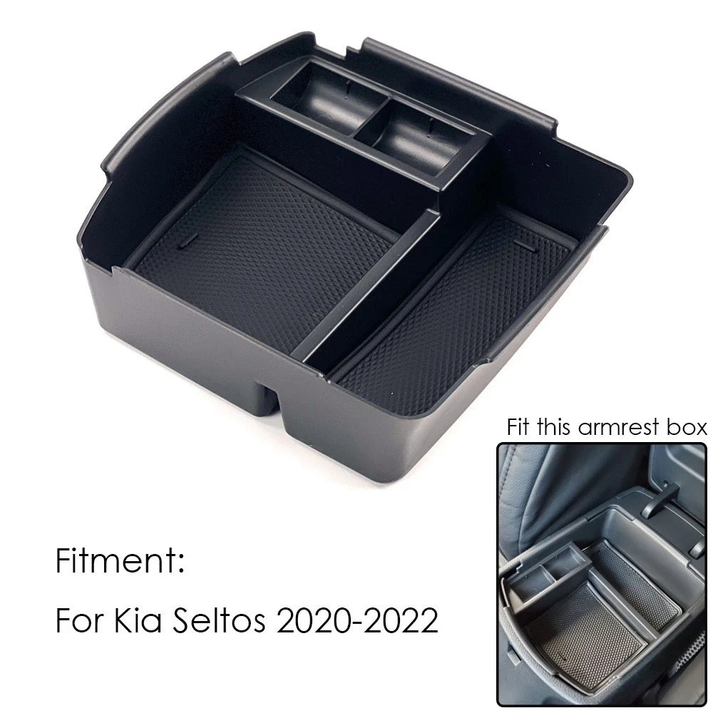 For Kia Seltos 20202023 Car Armrest Storage Box Central Console Glove