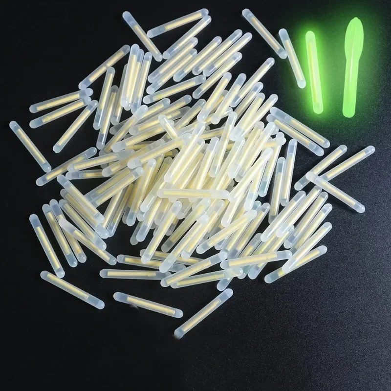 Fishing Floats Fishing Glow Stick 50Pcs 2.2mm-4.5mm Luminous Fishing Float