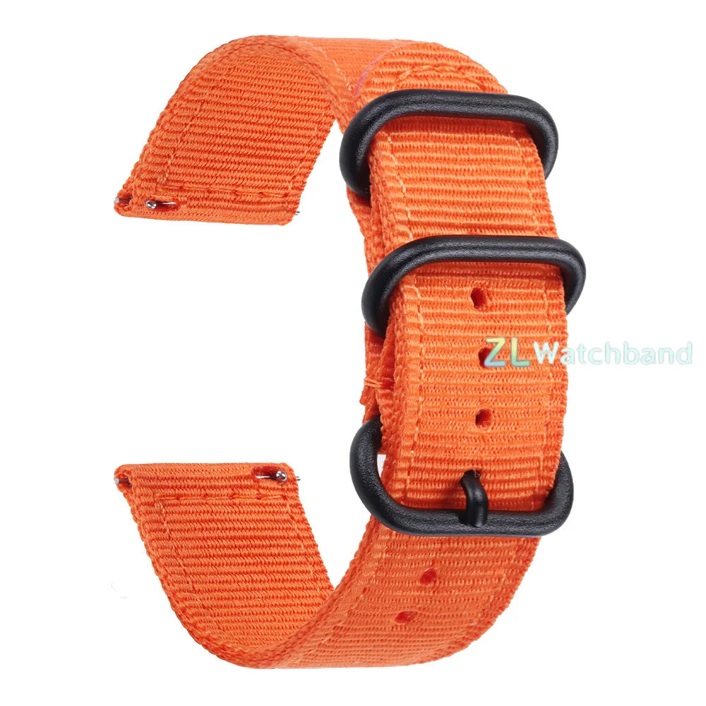 Universal Woven Nylon Quick Release Watch Strap - Versatile Fabric Wristband Accessory