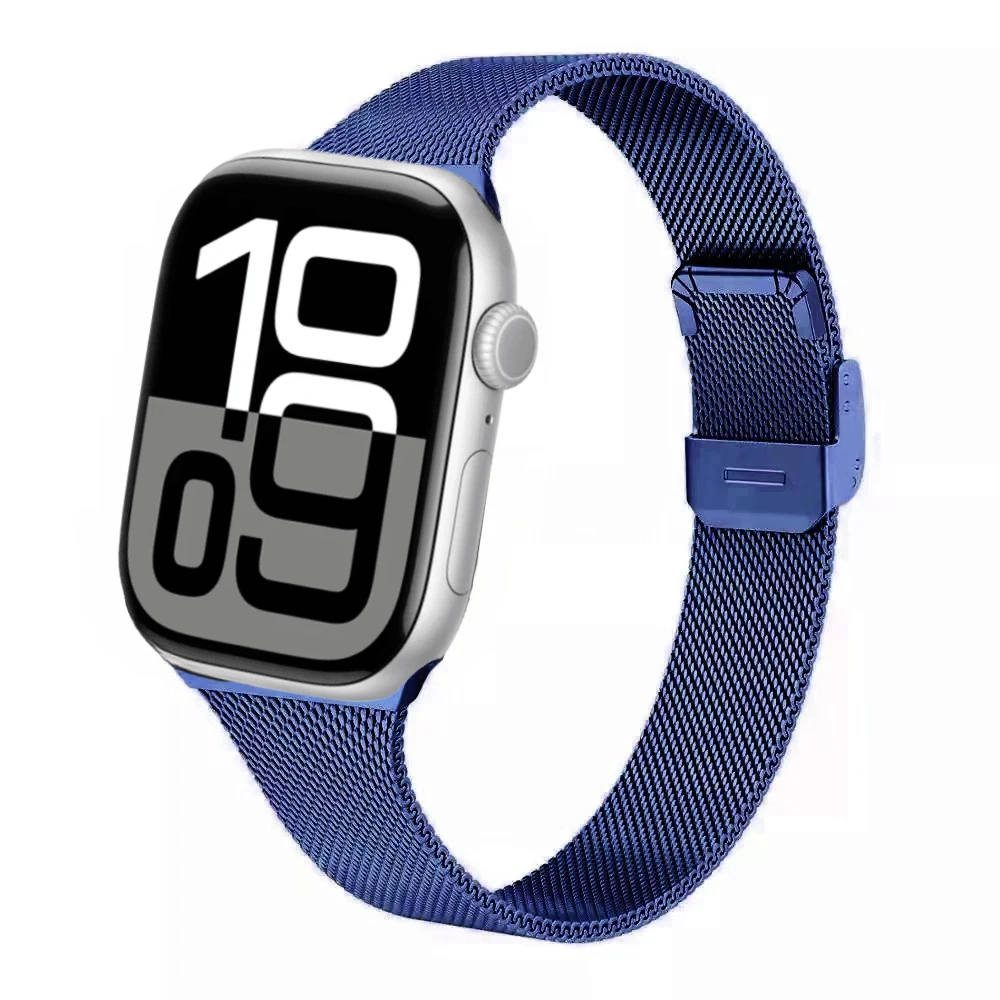 Elegant Slim Metal Milanese Watch Strap Bracelet