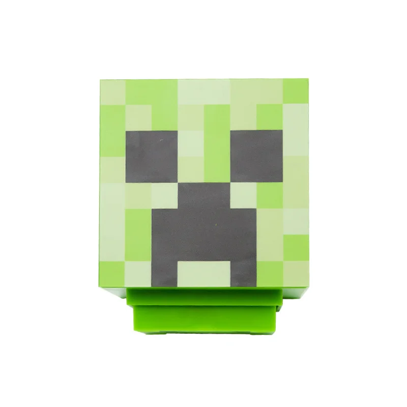 Minecraft My World Laborers Afraid of Nighttime Table Lamp Mineral Lamp Children's Universal Toy Gift Soundable Lighting Decor