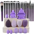 34pcs purple