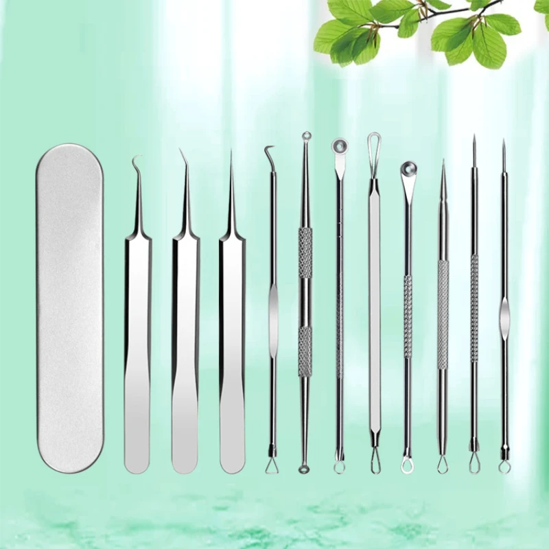 Blackhead Remover 11/8/6/4PCS Acne Blackhead Removal Needles Black Dots Cleaner Black Head Pore Cleaner Deep Cleansing Tool Face Skin Care Tool