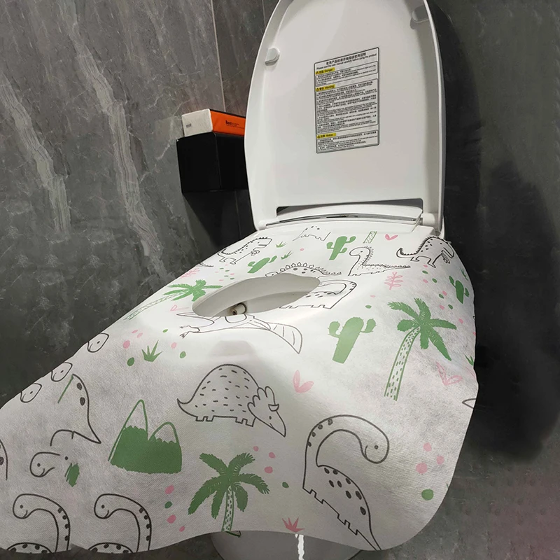 일회용 변기 시트 커버 유형, 여행 캠핑 호텔 욕실 액세서리 종이, 방수 수용성 물 변기 커버  Best5