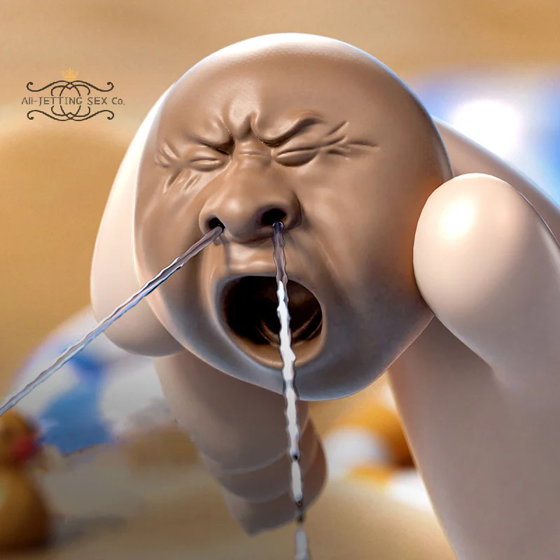 Tea Pet Tea Pet Water Sprayer Little Head Tea Easy To Fill Water Soaker Toys Plastic Ugly Teapot Water-Sprinkler Toy Boys Girls