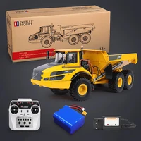 DOUBLE E A40G RC Truck 1/16 E017 Electric Alloy Remote Control Articulated Truck Model 2.4G Remote Control Truck Boys Toys 1