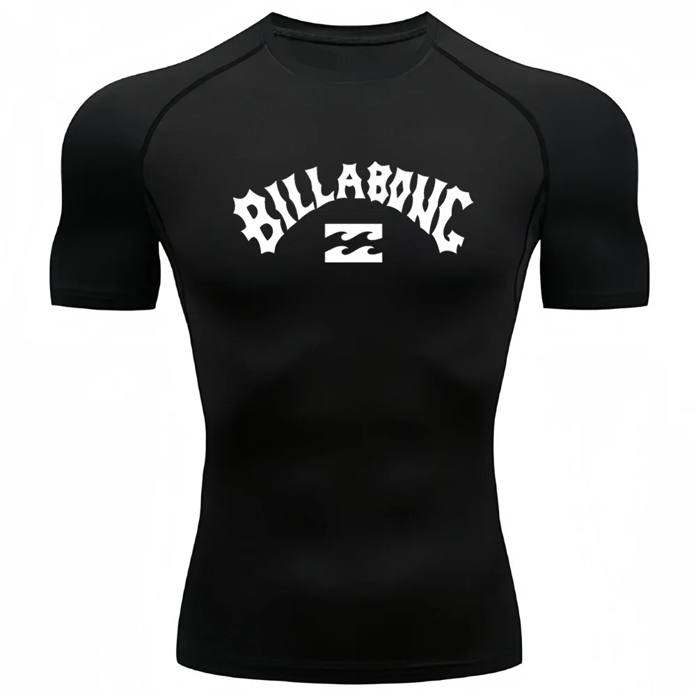 Maschile Protezione UV Calzamaglia Rashguard Uomo Manica corta Costume da bagno Swim Rash Guard Quick Dry Surf T Shirt Nuoto Diving Tute S-3XL