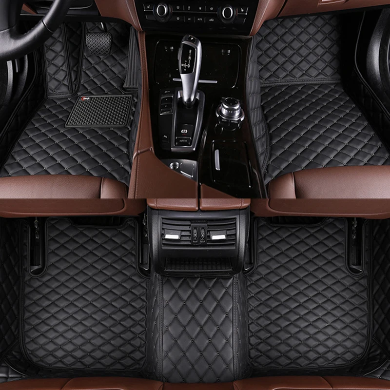 

Artificial Leather Custom Car Floor Mats for Alfa Romeo Stelvio 2016-2020 Year Interior Details Car Accessories Carpet