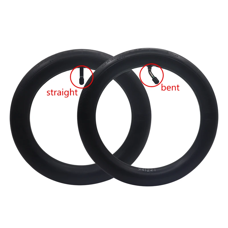 12.5-Inch Inner Tube with 45-Degree Bent Valve for Bikes and Electric Scooters