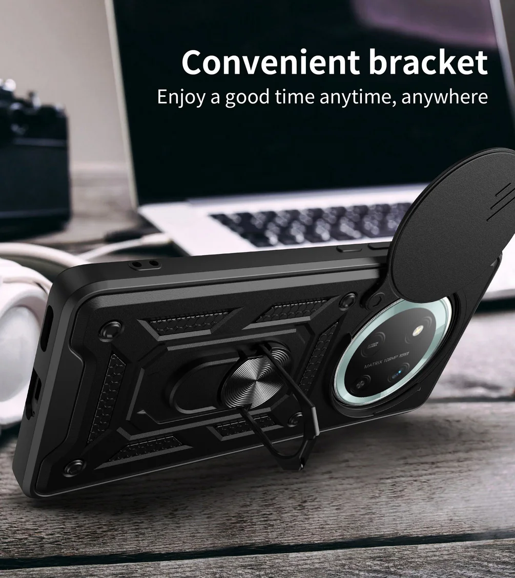Camera protect case for Honor X9C X9c Smart X9B X9A X9 X60 Pro Honor Magic 7 Lite 6 Pro 5 Lite Armor Hybrid Ring Back Cover 3