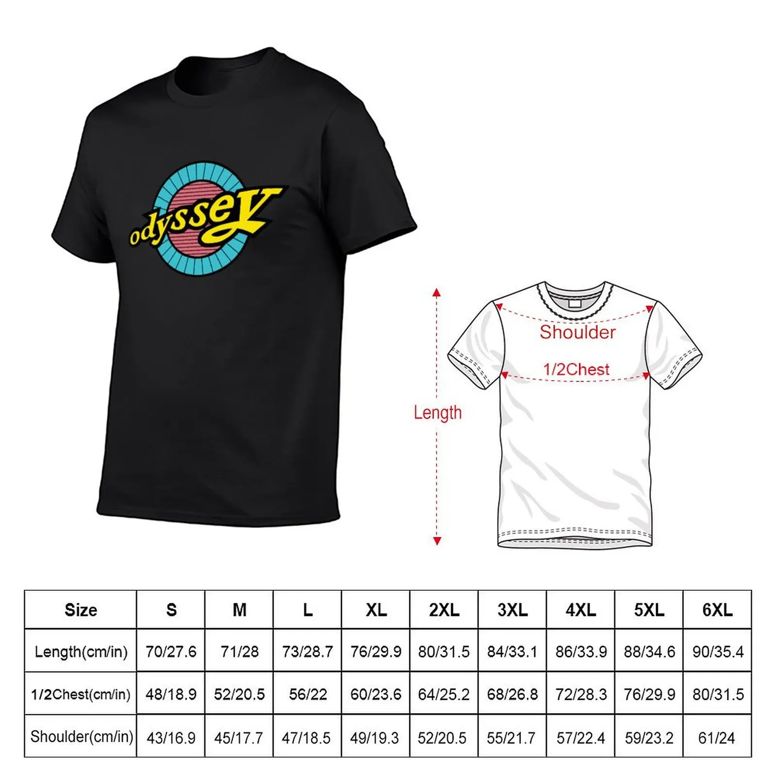 Odyssey BMX Blue & Yellow Animal Print T-Shirt - New Edition, Big and Tall Men's Collection