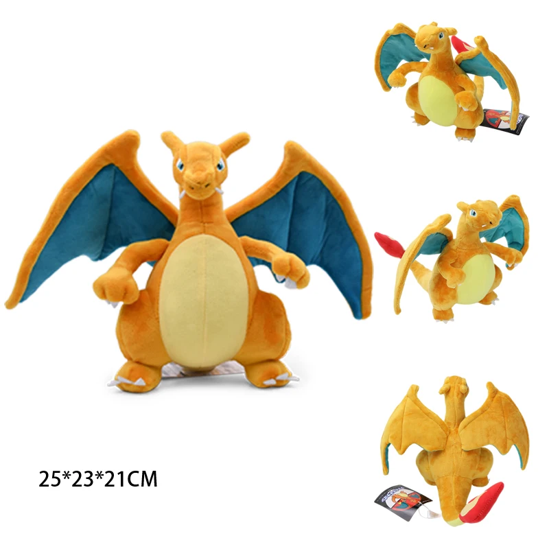 Mega Charizard X Plush Toy - Shiny Collection Edition