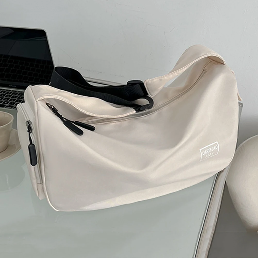 Solid Color Dry Wet Separation Bags Large Capacity Yoga Sports Chest Bag Wear-resistant with Pockets Zipper for Outdoor Football 4