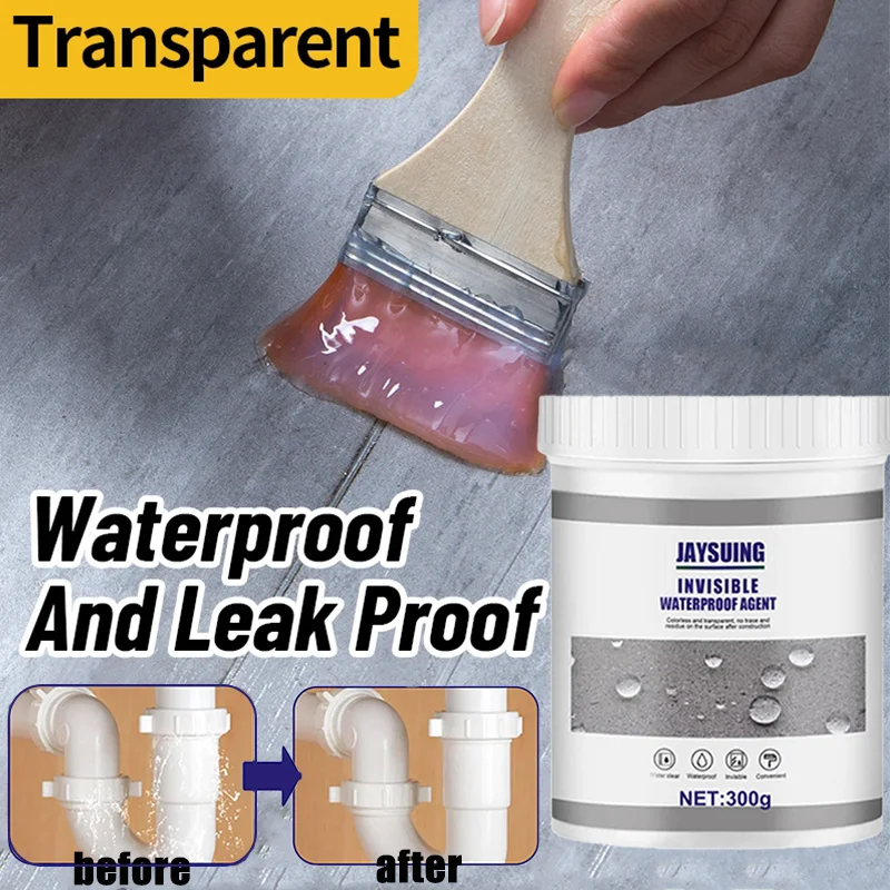 

Invisible Waterproof Agent Transparent Sealing Coating Anti-Leak Glue Strong Bonding Adhesive Sealant Glue Toilet Repair Tools