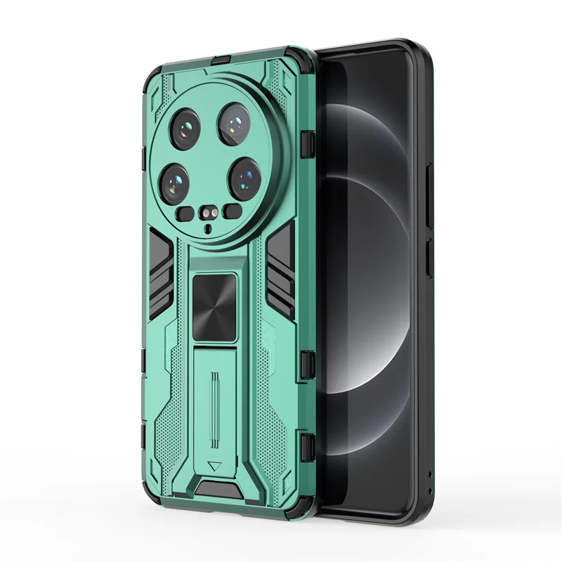 حافظة لهاتف Xiaomi Mi 14 Ultra حافظة فاخرة بحامل م...