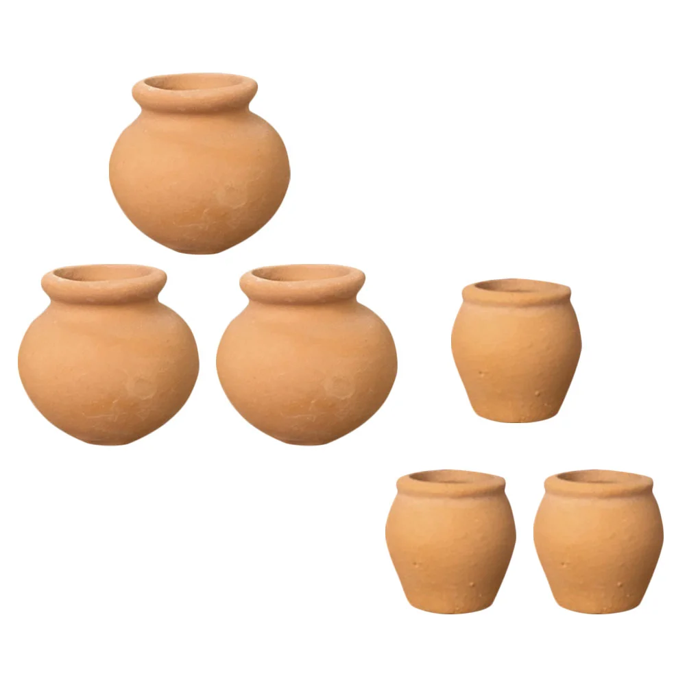 

6 Pcs Succulent Flower Pot Plant Mini Pots for Plants Flowerpot Nursery Pottery Small Terracotta