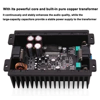 4-Channel Car Amplifier 80Wx4 Audio Modification Power Amplifier Digital Sound Processor Class A/B for Android Car Player 4