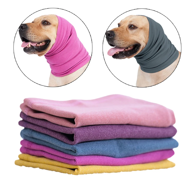 Winter Warm Puppy Big Dog Scarf Hat for Small Medium Large Dogs