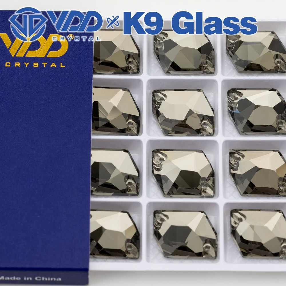 VDD Cosmic Mehrere Farben Top Qualität K9 Glas Nähen Auf Strass Kristall FlatBack Nähen Steine Für DIY Kleidung Dekorationen – Detail 9