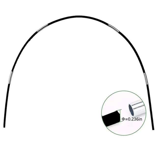 Üvegházhatású Karikák Készlet Kerti Fóliak Támogató Keret Íves Fészer Rúd Palánták Szigetelő Tartókert Növényi Óvoda Termesztése - Image 4