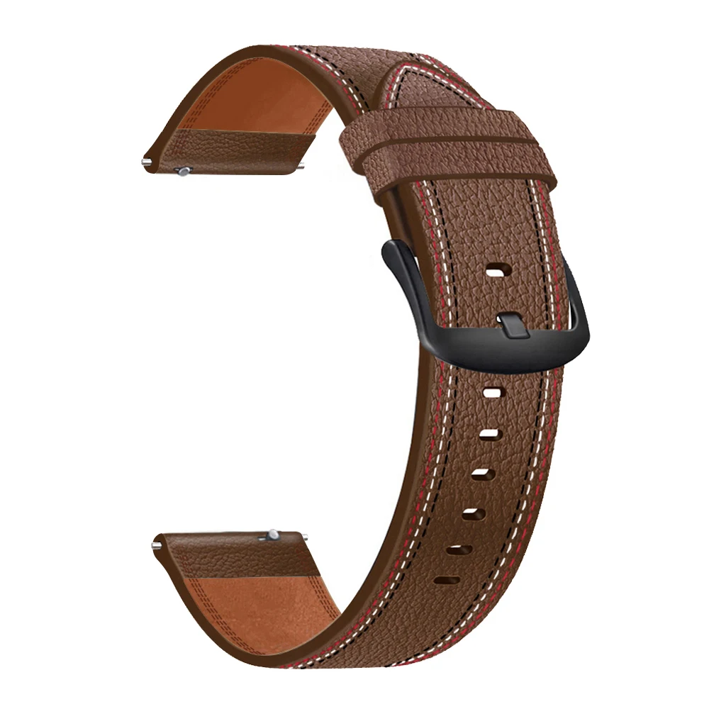 Elegant 22mm Soft Leather Watchband Strap – Premium Wristband Bracelet