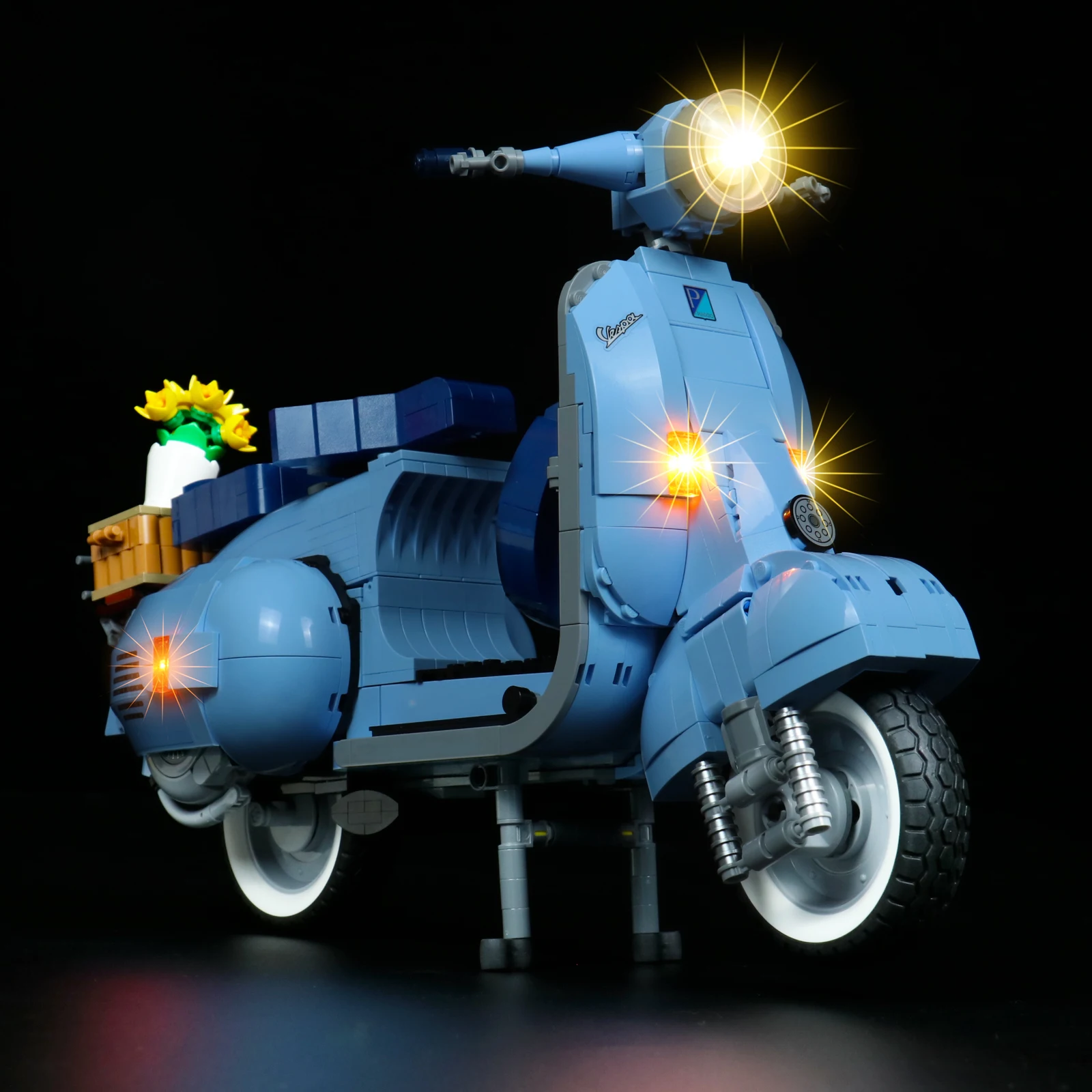 Vonado LED Light Kit for 10298 Roman Holida Vespa 125 Building Blocks Set Toys For Children, Not Include the Model 2
