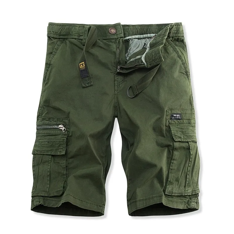 Men's Cargo Pants New Style Multi Pocket Pants for Summer Men's Casual Pants Loose Multi Size Straight Pants