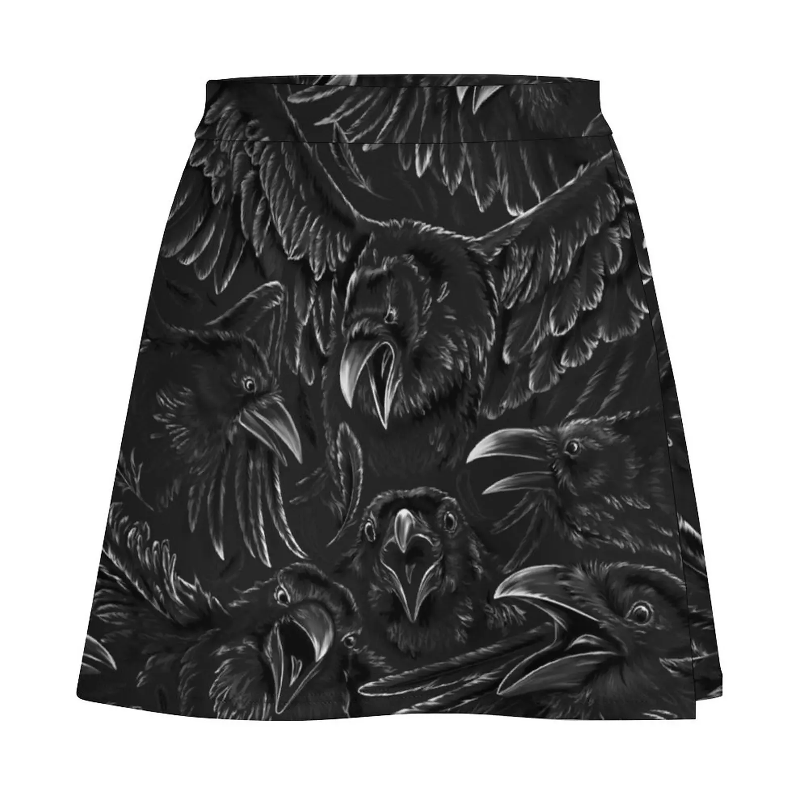 Raven Rage Mini Skirt night club outfits Women's skirt skirts summer 2024 woman