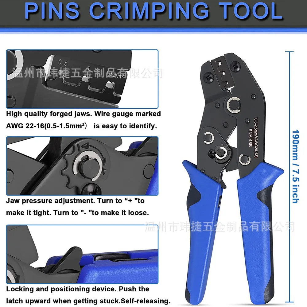 1000PCS bare terminal 2.8/4 8/6.3 spring insert sheath, terminal male and female pair insert sleeve