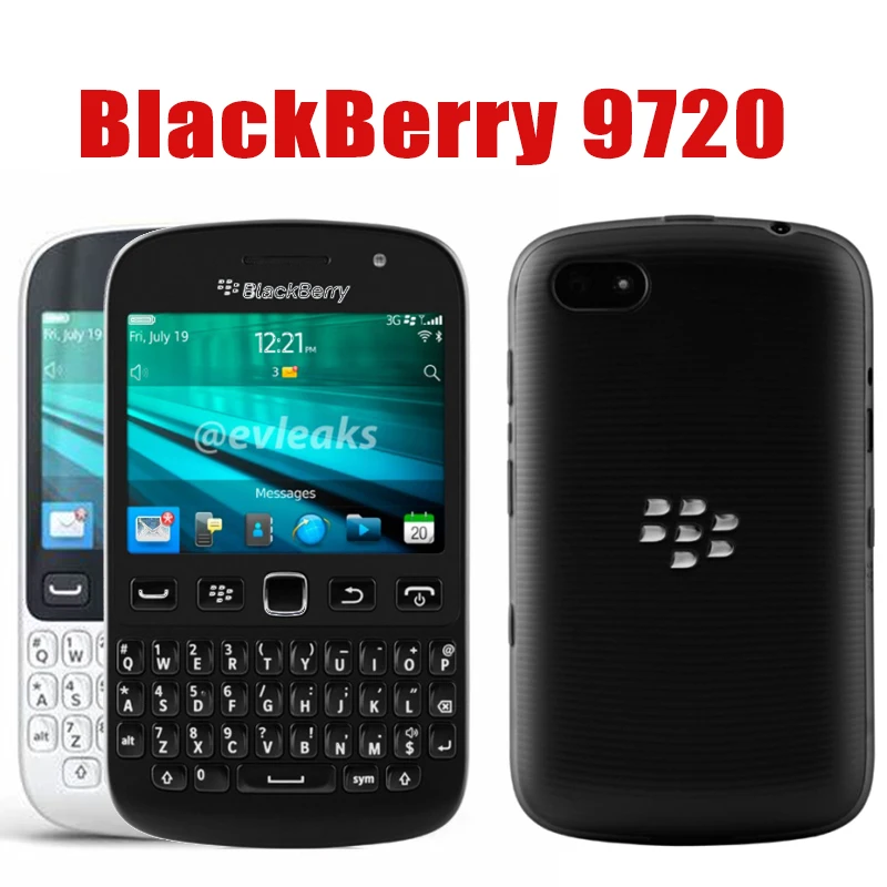 Originale Sbloccato Blackberry 9720 Bold Gsm 3G Cellulare 2.8 ''Touch Screen Tastiera Qwerty 5Mp Gps Wifi Smartphone Cellulare