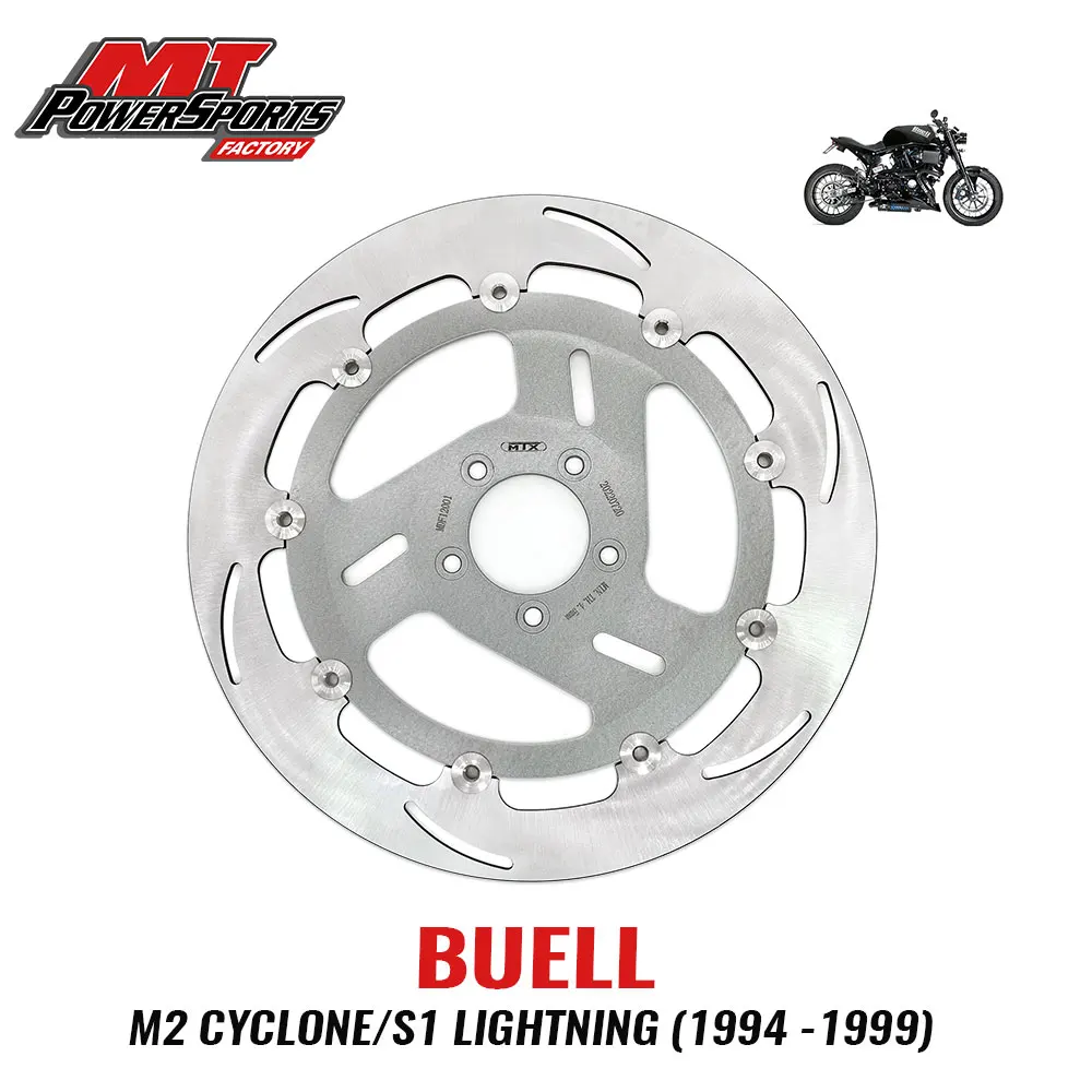 Per Buell M2 Cyclone 1994 1999 Buell S1 Lightning 1994 1999 Disco Freno Rotore Flottante Anteriore Mtx Moto Street Bike Brake