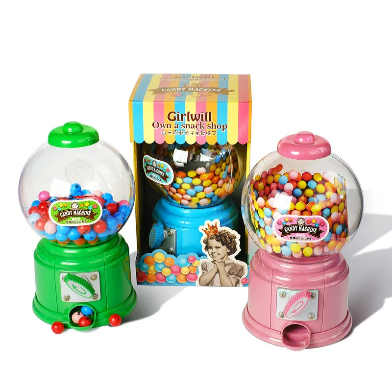 Cute Money Box Candy Machine Jar Kids Bubble Multifunctional Children Coin Toys Piggy Bank Home Decor Plastic Sweet Dispenser